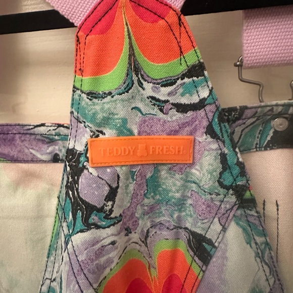 Teddy Fresh x Myfawnwy Marble Overalls - Picture 3 of 3